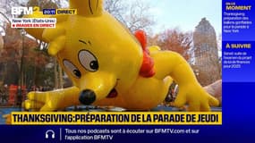 Thanksgiving: la Parade de Macy’s se prépare à New York avec le gonflage des ballons géants