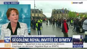 Ségolène Royale: "Ce ne sont plus des gilets jaunes, ce sont des gens qui mettent des gilets jaunes pour continuer le désordre"