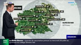 Météo Alpes du Sud: quelques gouttes de pluie, des températures en dessous des 30°C ce mardi