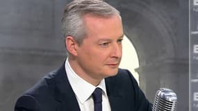 Le député de l'Eure, Bruno Le Maire, sur le plateau de BFMTV-RMC, le 25 février 2016.