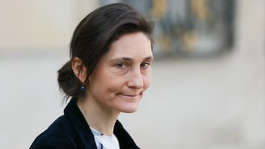 La ministre des Sports, des Jeux olympiques et paralympique Amélie Oudéa-Castéra