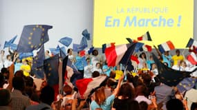 Un meeting de La République en marche le 8 juillet 2017 (photo d'illustration).