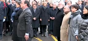Charlie Hebdo: Hollande dévoile la plaque à la mémoire des victimes de l'attentat
