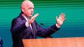 Gianni Infantino lors d'un congrès de la Fifa en mars 2023