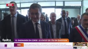 Gérald Darmamin en Corse: le statut de l'île en question