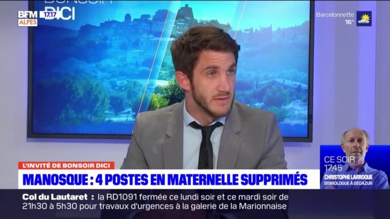 Suppression de 4 postes d'Atsem à Manosque: le maire (LR) souhaite "faire des économies" parce que malheureusement l'engagement de l'État s'enlève"