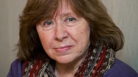 Svetlana Alexievitch, à qui l'académie suédoise vient de décerner le prix Nobel de littérature.