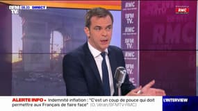 Olivier Véran sur "l'indemnité inflation": "Cette réactivité du gouvernement est indispensable"