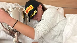 La streameuse Kaatsup avec la coup du GP Explorer 3, le 5 octobre 2025.