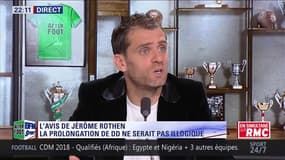 L’avis tranché de Jérôme Rothen sur la prolongation de Deschamps 