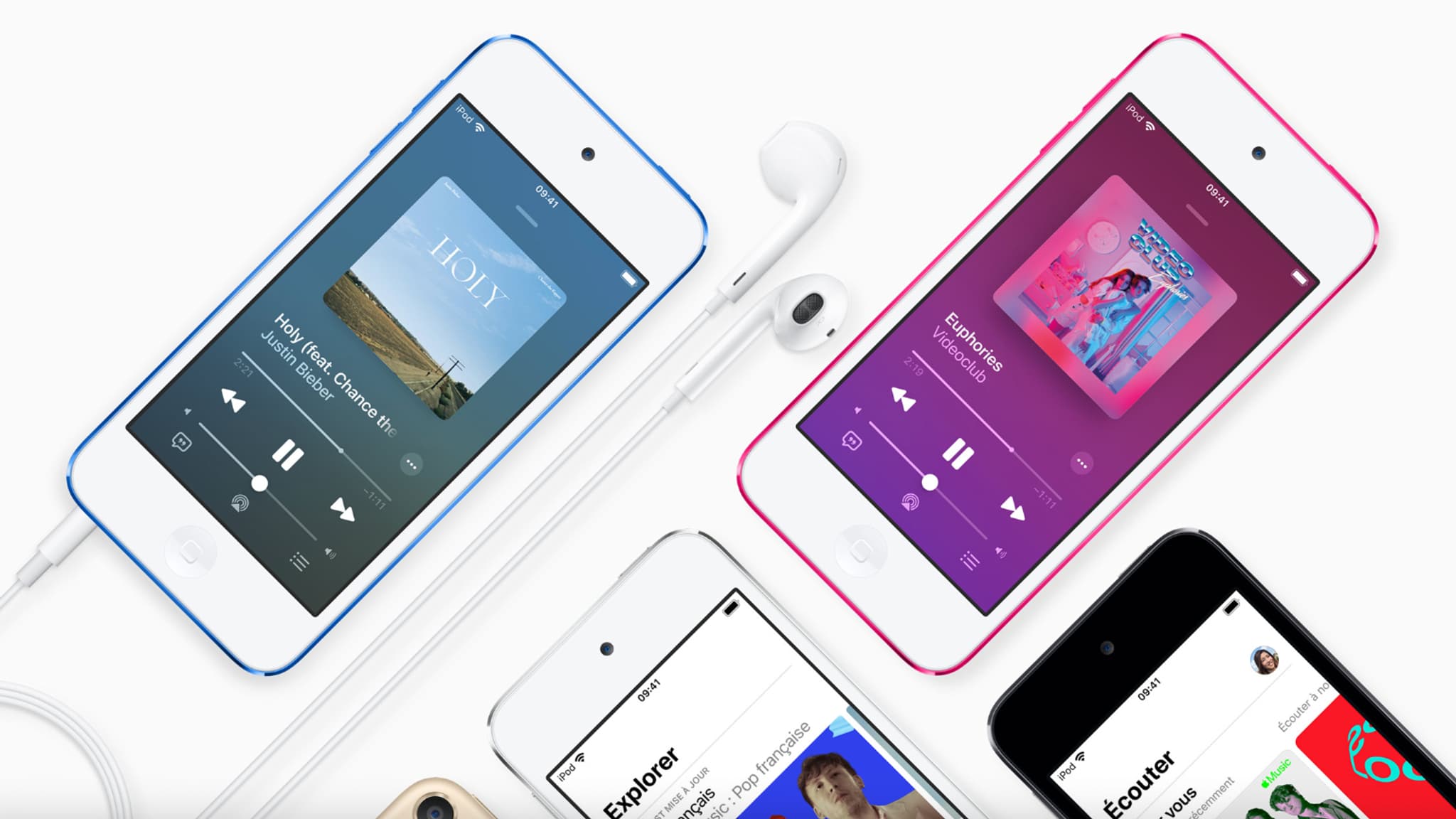 L'iPod touch, dans sa dernière version commercialisée par Apple