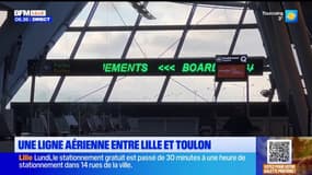 Une ligne aérienne entre Lille et Toulon