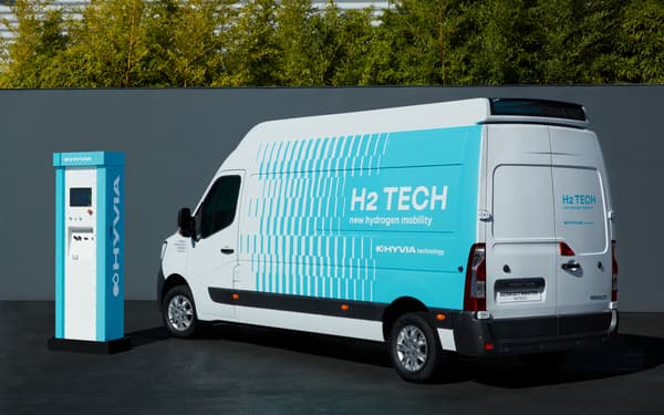 Le Renault Master Van à hydrogène.