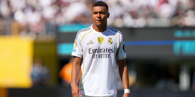 Kylian Mbappé avec le Real Madrid le 9 juillet 2025