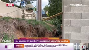 Litige entre Enedis et un habitant concernant un poteau qui menace une maison