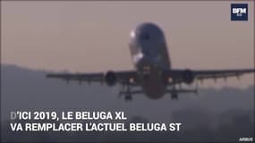 Le géant des airs BelugaXL d'Airbus fait son premier vol chargé de deux ailes d'avion