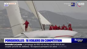 Porquerolles: seize yachts s'affrontent dans une course