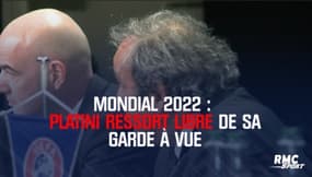 Mondial 2022: Platini ressort libre de sa garde à vue 