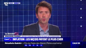 Inflation alimentaire: "On commence à voir un arrêt de la hausse" pour Emmanuel Fournet (expert de la consommation)