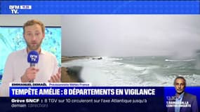 Amélie, la première tempête de l'automne, menace 8 départements français