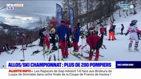 Allos : plus de 200 sapeurs-pompiers rassemblés au championnat de France de ski Alpin 