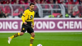 Mats Hummels lors de Dortmund-Leverkusen (1-1, Bundesliga), le 21 avril 2024
