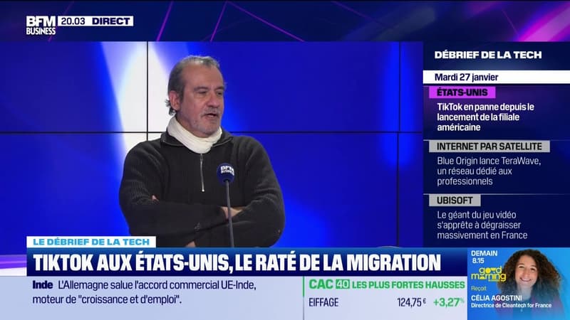 TikTok aux États-Unis, le raté de la migration - 27/01