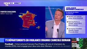 73 départements en vigilance orange canicule demain - 28/06