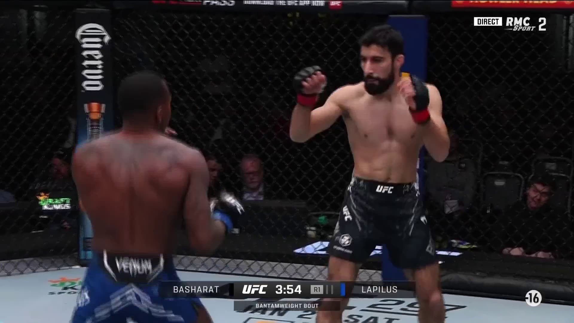 Farid Basharat face à Taylor Lapilus, UFC Fight Night, 13 janvier 2024 Farid Basharat face à Taylor Lapilus, UFC Fight Night, 13 janvier 2024