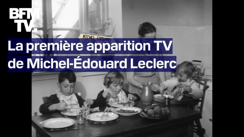 LIGNE ROUGE - La première apparition TV de Michel-Édouard Leclerc lorsque son père vient de lancer un premier magasin