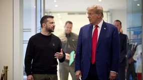 Volodymyr Zelensky et Donald Trump à New York le 27 septembre 2024. (Photo d'archive) 