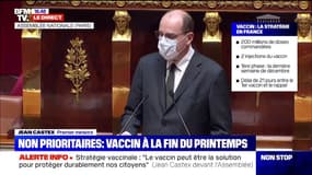 Jean Castex: "Le début de la campagne vaccinale ne va pas marquer la fin de l'épidémie"