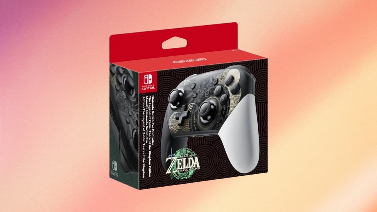 Cette manette Switch Pro Edition Zelda se vend comme des petits