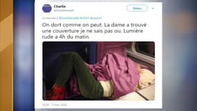 Les passagers d'un Marseille-Paris ont dû dormir à bord du TGV.