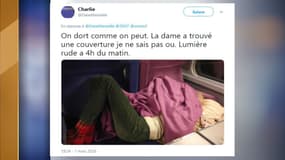 Les passagers d'un Marseille-Paris ont dû dormir à bord du TGV.