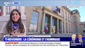 11-Novembre: Emmanuel Macron vient d'arriver à l'Elysée 
