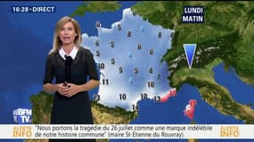 La météo pour ce lundi 3 octobre 2016