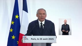 Le Premier ministre François Bayrou le 25 août 2025.