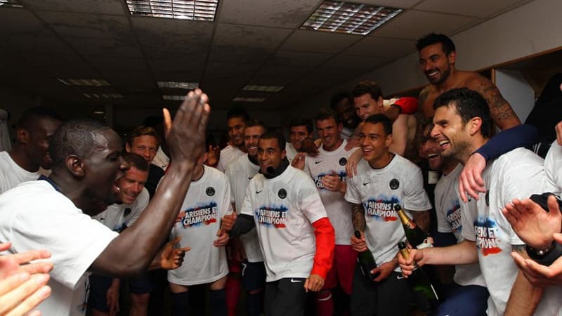 La joie des Parisiens a continué bien après le vestiaire de Gerland