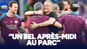 PSG champion de France : "Un bel après-midi au Parc", Luis Enrique heureux du 13e titre