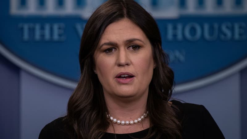 La porte-parole de la Maison Blanche, Sarah Sanders