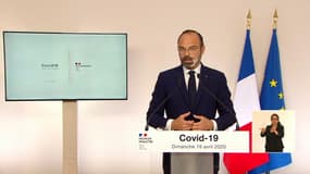 Édouard Philippe en conférence de presse le 19 avril 2020