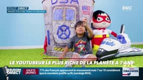 #Magnien: le youtubeur le plus riche de la planète a 7 ans