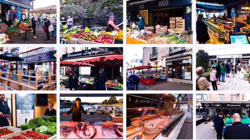 A Angers, des coiffeurs, des boulangeries, des cinémas, accueillent les ventes directes des producteurs locaux.