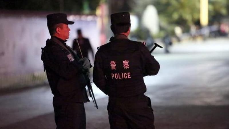 La police chinoise recherche activement le suspect. (PHOTO D'ILLUSTRATION) 