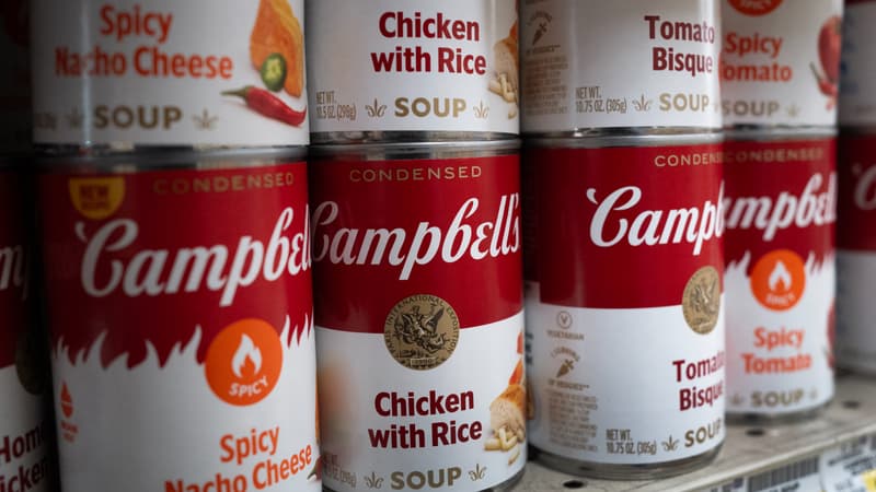 "De la merde pour les pauvres", "du poulet sorti d'une imprimante 3D": le géant américain des soupes en boîte Campbell's défend ses produits après les propos "absurdes" d'un de ses cadres