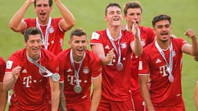 La joie des joueurs du Bayern