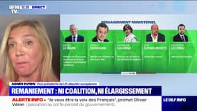 Remaniement: pour Agnès Evren (LR), le gouvernement "ne prend absolument pas en compte la nouvelle donne à l'Assemblée nationale"