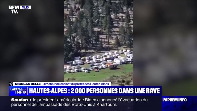 Hautes-Alpes: une rave-party non déclarée rassemble plus de 2000 personnes depuis samedi soir