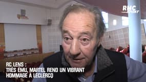 RC Lens : Très ému, Martel rend un vibrant hommage à Leclercq  